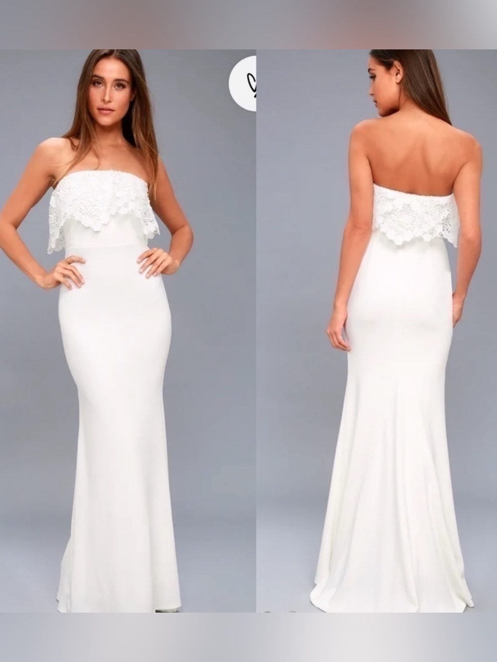 New Lulu's Birdy Women's White Dress